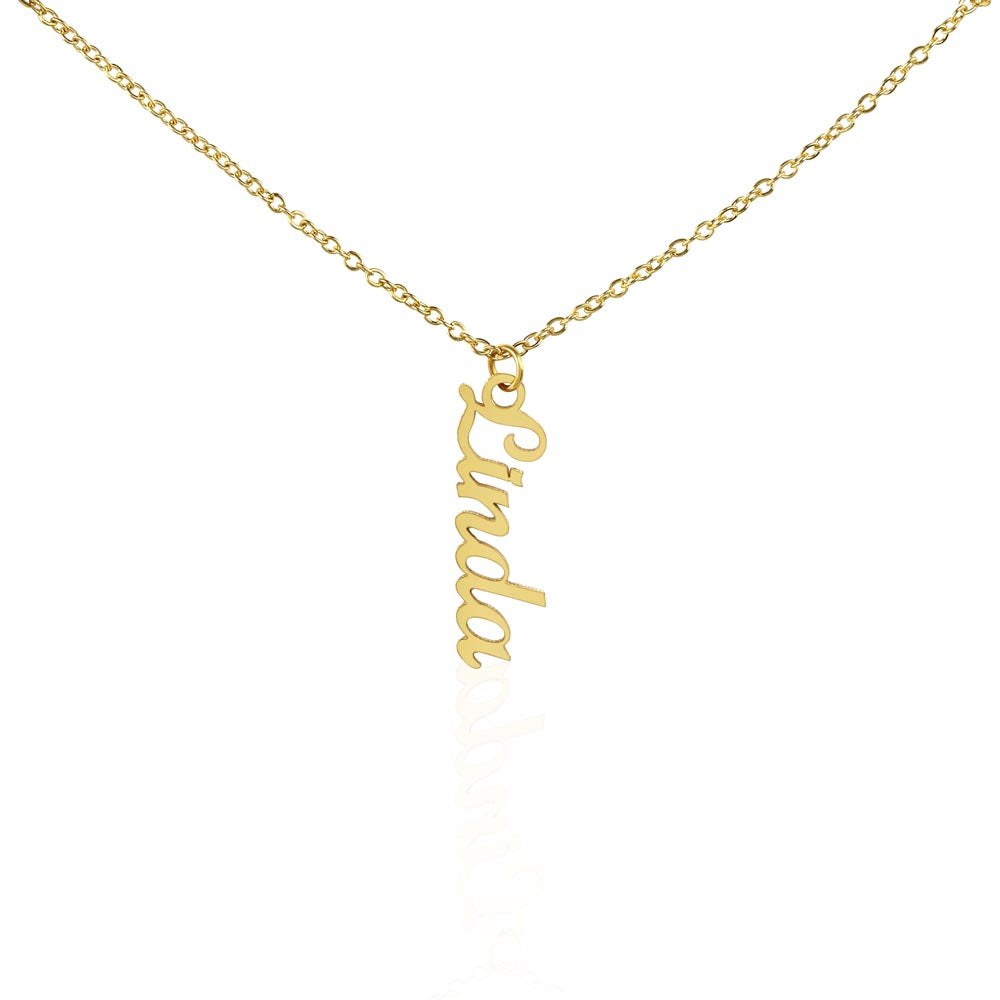 Products 18k Gold Name Necklace, Dainty Necklace, Personalized Gifts, Personalized Necklace-Gift For Her